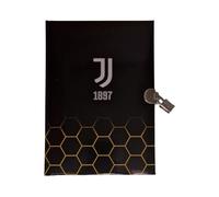 Diario Segreto Bambino - F.C. JUVENTUS Calcio, Nero Bianco - Chiusura con Lucchetto - Pagine a Righe - Idea Regalo - Tifoso Juventino