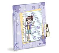 Diario segreto con lucchetto in metallo e 2 chiavi Dimensioni cm14,5x18, 64fg bianchi equivalente a 128 pg Un diario speciale per ragazzi un amico a cui scrivere amicizie pensieri amori