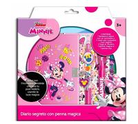 DIARIO SEGRETO CON PENNA MAGICA DISNEY MINNIE CON ACCESSORI GIOCO PER BAMBINE 3+