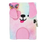 Diario segreto per ragazze, con lucchetto per bambini, copertina rigida, soffice taccuino tie-dye, regalo per scrivere e disegnare