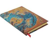 Diario taccuino a copertina rigida Paperblanks, Righe, Uccello del Cielo, Midi, Uccelli della Felicità, 12 x 18 cm