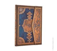 Diario Vertical Rigido Settimanale Midi Safavid Indigo 12 Mesi Paperblanks 2026