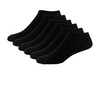 Diario Viola corti 5Pairs Men's Socks Sport Breathable Women's Socks (Black, One Size)