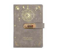 diariocon chiusura - Taccuino ricaricabile A5 da 21,2 cm, diariocon copertina rigida da 260 pagine con lucchetto a combinazione sicura e penna | Note Taking Journal For Kids Adults Teens Writers Tra