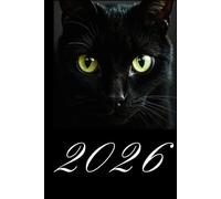 Diary 2026: Black Cat Portrait for Cat Lovers Everywhere.
