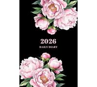 DIARY 2026: Day per Page Dated and Lined Journal for Women and Men from January to December | One Year with Inspirational Everyday Quotes |12 Months ... Holidays | Purse Size 6x9 a5 | Floral Cover