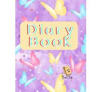 Diary Book: Butterflies - Patterns - Seamless Papers: 8.5 x 11 Inches | Wellness Journal for Students, Teachers & Parents | Mindfulness, Creativity & Learning