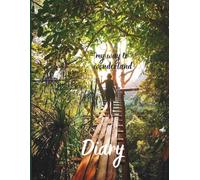 Diary: My Way To Wonderland, Notebook To Write In, Notes, 8.5" x 11" Inches, 110 Pages, Lined Paper