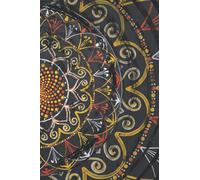 Diary Notebook Journal Mandala: Ruled Paper 6"x9" (ca DIN A5) | 120 pages | Original Design by I MANDALA YOU | Flamenco