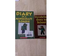 Diary of a Minecraft Zombie Set #1-9 with bonus book