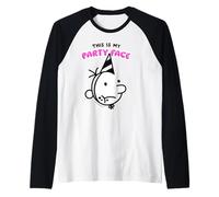 Diary of a Wimpy Kid Party Face Maglia con Maniche Raglan