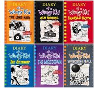 Diary of a Wimpy Kid Series 6-Book Collection Set (Book 9 to Book 14) - Laugh Out Loud Middle School Adventures