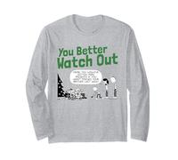 Diary of a Wimpy Kid u Better Watch out Pinchy Christmas Maglia a Manica