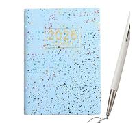 Diary Planner Weekly - 2025 A7 English Planner | 2025 Nota e organizzazione di cose da fare, 2025 A7 Planner inglese con copertina laser portatile Pocket Planner