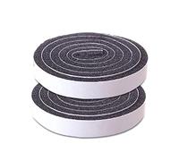 Diarypiece Spugna per rimuovere le intemperie per porte e finestre, nero, 2 m x 1,5 cm x 1 cm, 25 g, confezione da 2