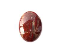 Diaspro rosso fiume, cabochon naturale, pietra preziosa per la creazione di gioielli 19 carati, forma ovale 24 x 17 x 6 mm, DR-5109, 24x17x6mm, Pietra preziosa, diaspro rosso fiume