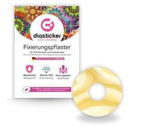 Diasticker | Cerotto per sensore Freestyle Libre 3 (10 pezzi, "Buttercream") | Impermeabile - Delicato sulla pelle - Traspirante - Forte tenuta | Cerotto autoadesivo, fissaggio a sensore