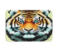 Diatom Mud Mat, Little Fat Tiger Head Stampato Camera da Letto Mat,Gym Contour Mat,Bagno Contour Mat