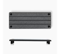 Diatoma, supporto per il fango da cucina, assorbente, 28 x 11 cm, adatto per cucina e bagno, migliora la pulizia in più aree (grigio scuro)