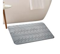 Diatomaceous Earth Bath Mat, Quick Drying Floor Rug, Geometric Anti-Slip Water Absorbent Pad, Aesthetic Bathroom Safety Mat Anti-Fall, for Toilet, Kitchen, Bathtub, Pool