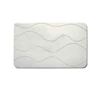 Diatomite Bath Mat, Diatomaceous Earth Rug, Quick Drying Non Slip Carpet, Convenient Water Absorption Floor Pad, Washable Geometric Mat for Toilet Kitchen Bathroom Use