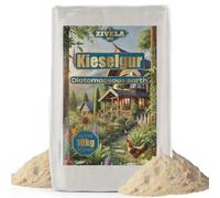 Diatomite per polli 10 kg - 100% naturale diatomite fine per orticoltura, applicazioni tecniche e zootecniche, sicuro ed efficace nella lotta contro i parassiti, ideale per pollai