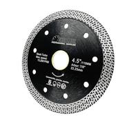 Diatool lama diamantata mesh Turbo RIM segmento bagnato per taglio a secco hotpressed sinterizzato diamante ruota granito marmo piastrelle di ceramica mattone diametro 44.5127cm 412 Inch115MM