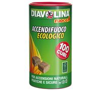 Diavolina Accendifuoco Ecologico Pz.100 Offerta per 3 Confezioni - SOLID FIRE FU