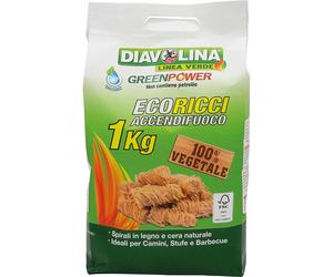 Diavolina Accendifuoco Greenpower 1 kg Giallo
