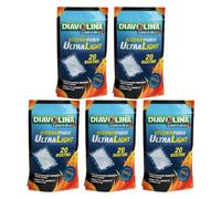 Diavolina Accendifuoco UltraLight, accensioni immediate senza odore, Offerta Multipack 5 confezioni da 20 pezzi