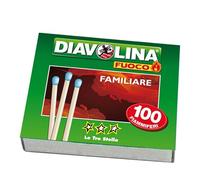 DIAVOLINA Accendini a Carbone per Barbecue e affumicatori della Marca Modello FIAMMIFERI FAMILIARE X100