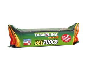 Diavolina Belfuoco legno e cera Di colore marrone