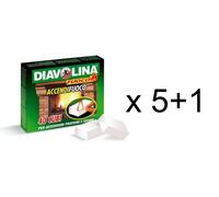 Diavolina Offerta 5+1 Gratis Accendifuoco da 40 Cubetti