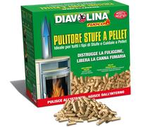 DIAVOLINA PELLET SPAZZACAMINO PER STUFE CALDAIE A PELLET TOGLI FULIGGINE