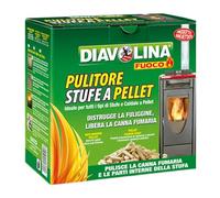 DIAVOLINA PULITORE STUFE A PELLET SPAZZACAMINO 1,5kg