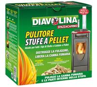 Diavolina Pulitore Stufe a Pellet Di colore marrone