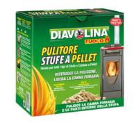 DIAVOLINA PULITORE STUFE A PELLET Per la Pulizia di Stufe e Caldaie a Pellet Pre