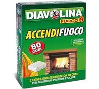 DIAVOLINA Set 12 Accendifuoco per 80 Cubi Barbecue & PIC-nic, Multicolore, Unica