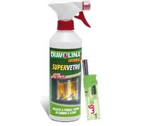 Diavolina Supervetro, Detergente Pulitore Specializzato Ad Azione Extra Forte pe