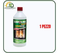 DIAVOLINA SUPERVETRO SPRAY detergente specifico per vetri di camino e fuliggine