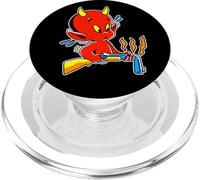 Diavolo Demone Caccia Tradizionale Tatuaggio Flash PopSockets PopGrip per MagSafe