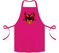 Diavolo Interno Me Satanico Gatto Demon il Male Cotone Grembiule 100% Biologico