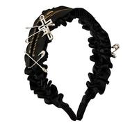 Diavolo Punk Rivetto Cerchietto Catene Metallo Spillo Accessorio Per Capelli Per Adulti Rivetto Borchiato Per Feste Nightclub