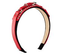Diavolo Punk Rivetto Fascia PU Borchie Accessori Per Capelli Per Adulti Rivetto Borchiato Per Feste Nightclub