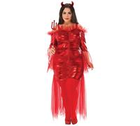 Diavolo Rosso Costume Donna Costume da Halloween Diavoli + Corna