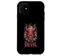 DIAVOLO Testa di Demone Cornuta Hellfire Occulto Dark Fantasy Custodia per iPhone 11