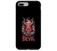 DIAVOLO Testa di Demone Cornuta Hellfire Occulto Dark Fantasy Custodia per iPhone 7 Plus/8 Plus