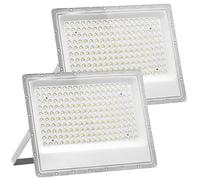 Dibaful 2 proiettori a LED da 150 W per esterni | Proiettori per esterni 3000 K Bianco caldo IP66 impermeabili | Proiettori a LED per giardini e campi sportivi