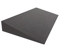 Dibapur® - Cuscino a cuneo per materassi (senza rivestimento), rialzo per materasso, cuneo di sollevamento, per letto (larghezza 120 x profondità 45 x altezza 15 cm/1 cm)