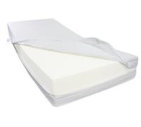 Dibapur R45H7 - Materasso in schiuma fredda estremamente resistente, fino a circa 200 kg, doppio rivestimento, altezza totale ca. 25 cm (160 x 200 cm)